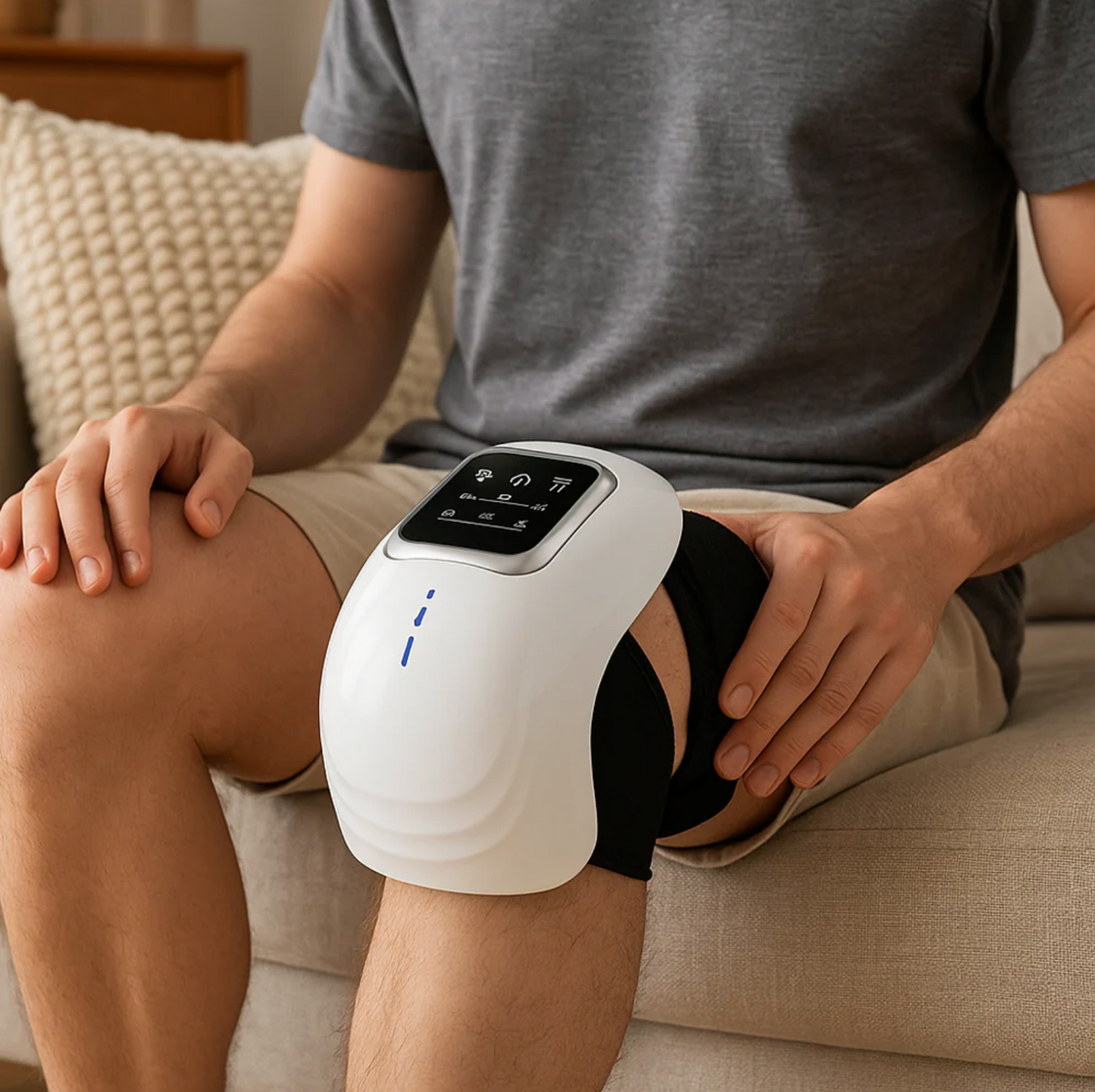 KneeFlex™ Massager with Heat + Red Light